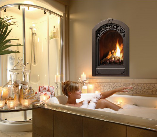 Bathroom Fireplace Installation